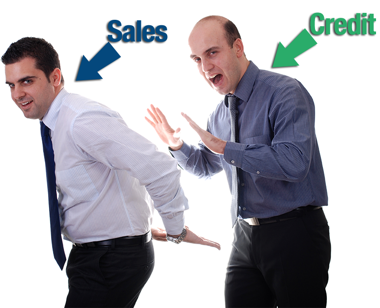 Credit v Sales