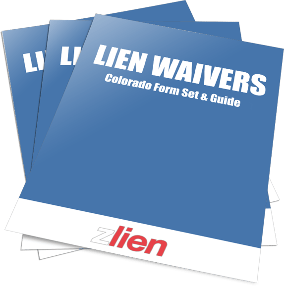 Colorado Lien Waiver Forms - Complete Form Set &amp; Short Guide Free